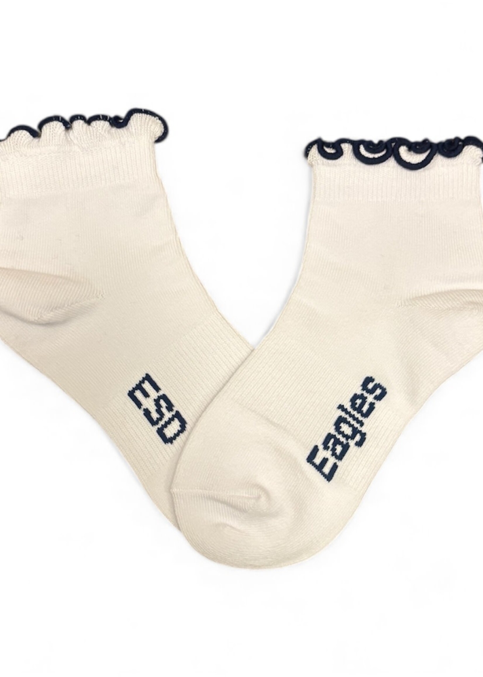 SOCKS YOUTH ESD EAGLES RUFFLE