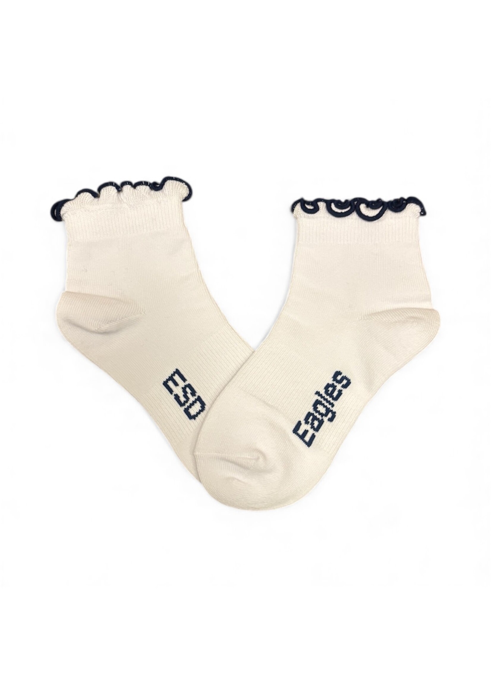SOCKS YOUTH ESD EAGLES RUFFLE