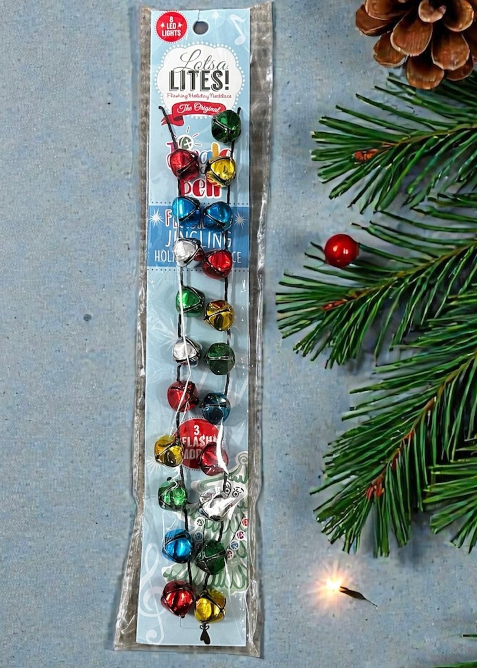 Light Up Jingle Bell Necklace