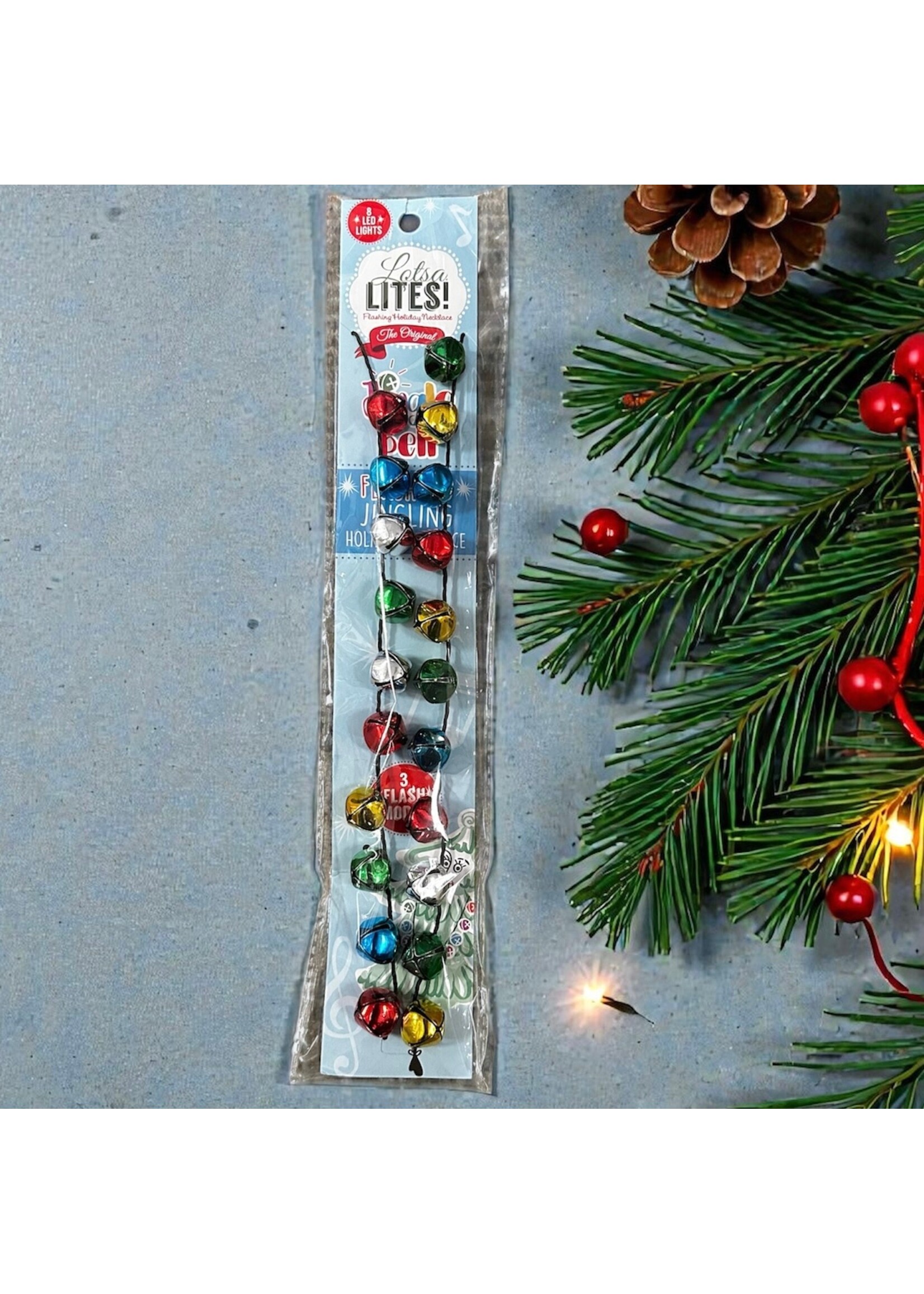 Light Up Jingle Bell Necklace