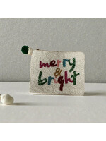 Fan Glam Beaded Coin Bag Merry & Bright