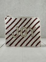 Fan Glam Beaded Coin Bag Joy