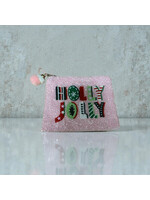 Fan Glam Beaded Coin Bag Holly Jolly