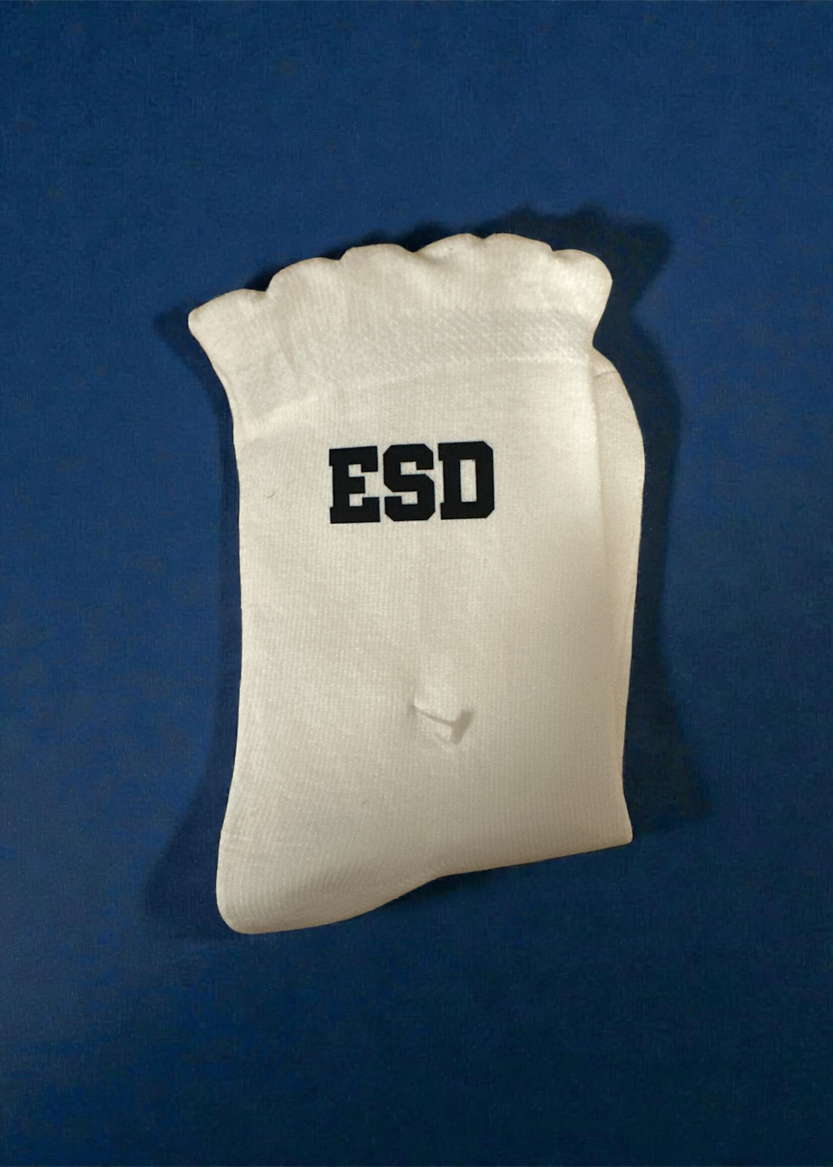 EN ESD Screen Custom Scallop Youth Socks