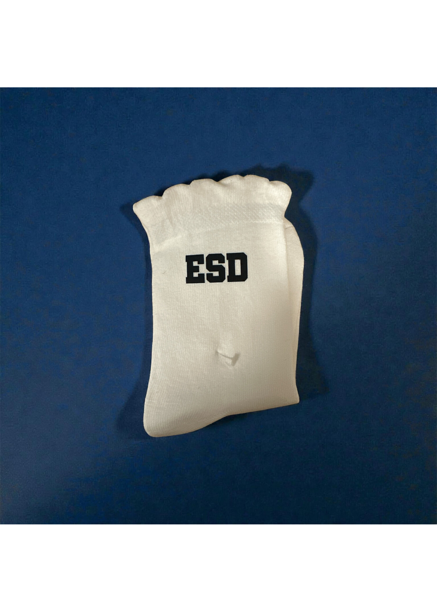 EN ESD Screen Custom Scallop Youth Socks