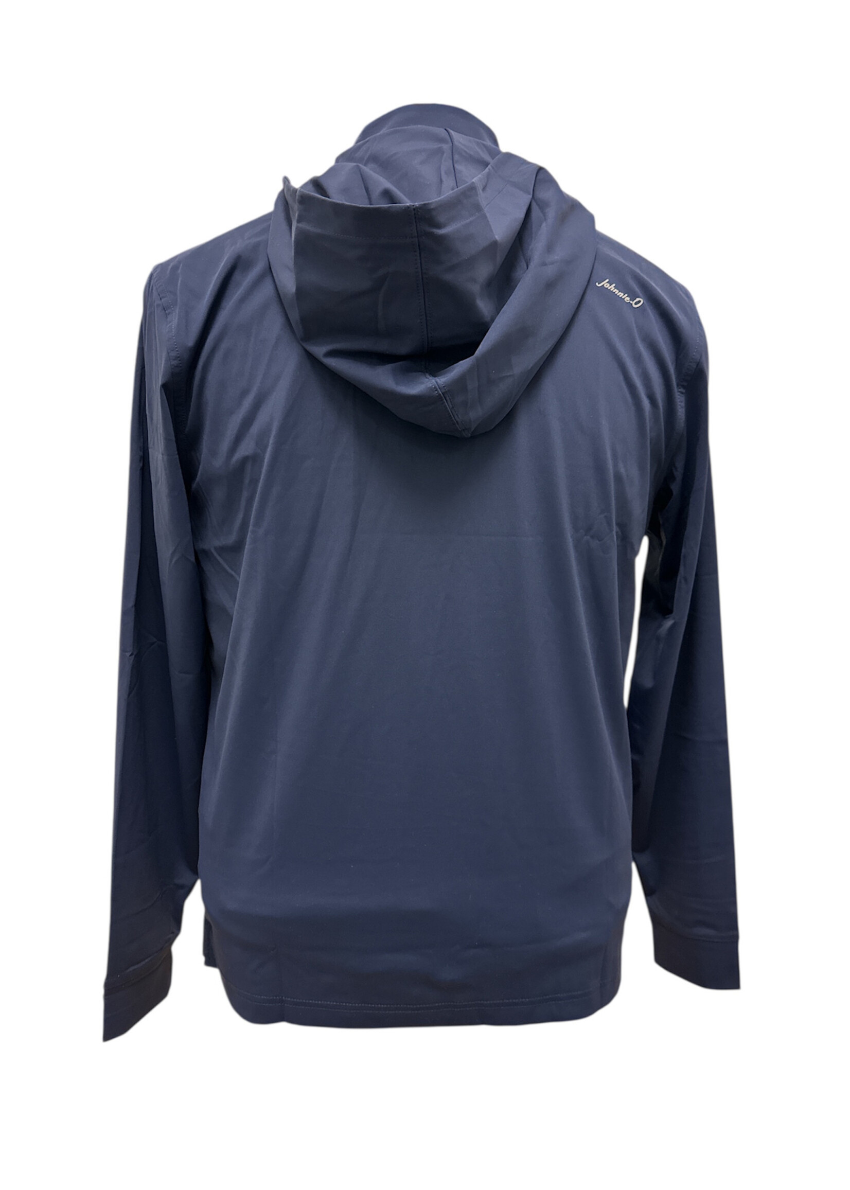 johnnie-O Robby LWT Qtr Zip Hoodie Navy