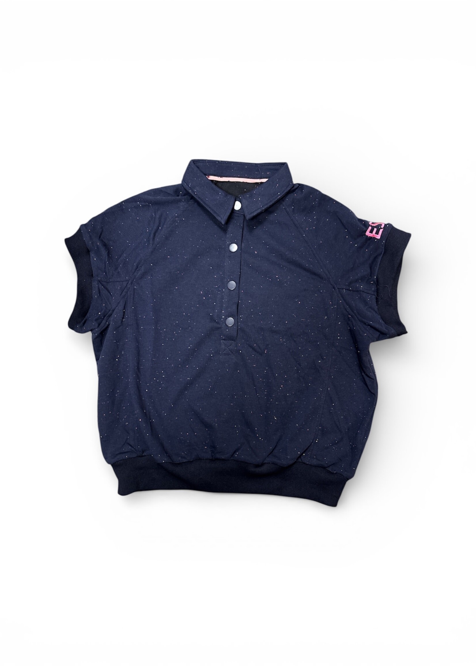 UMGEE SNAP BUTTON SPECKLED POLO