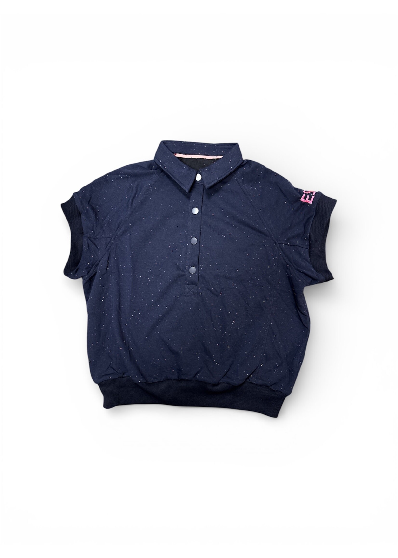 UMGEE SNAP BUTTON SPECKLED POLO