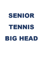 2026 Tennis Senior Big Head