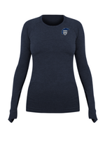 2026 Girls Tennis Long Sleeve Navy lululemon Top (VARSITY)