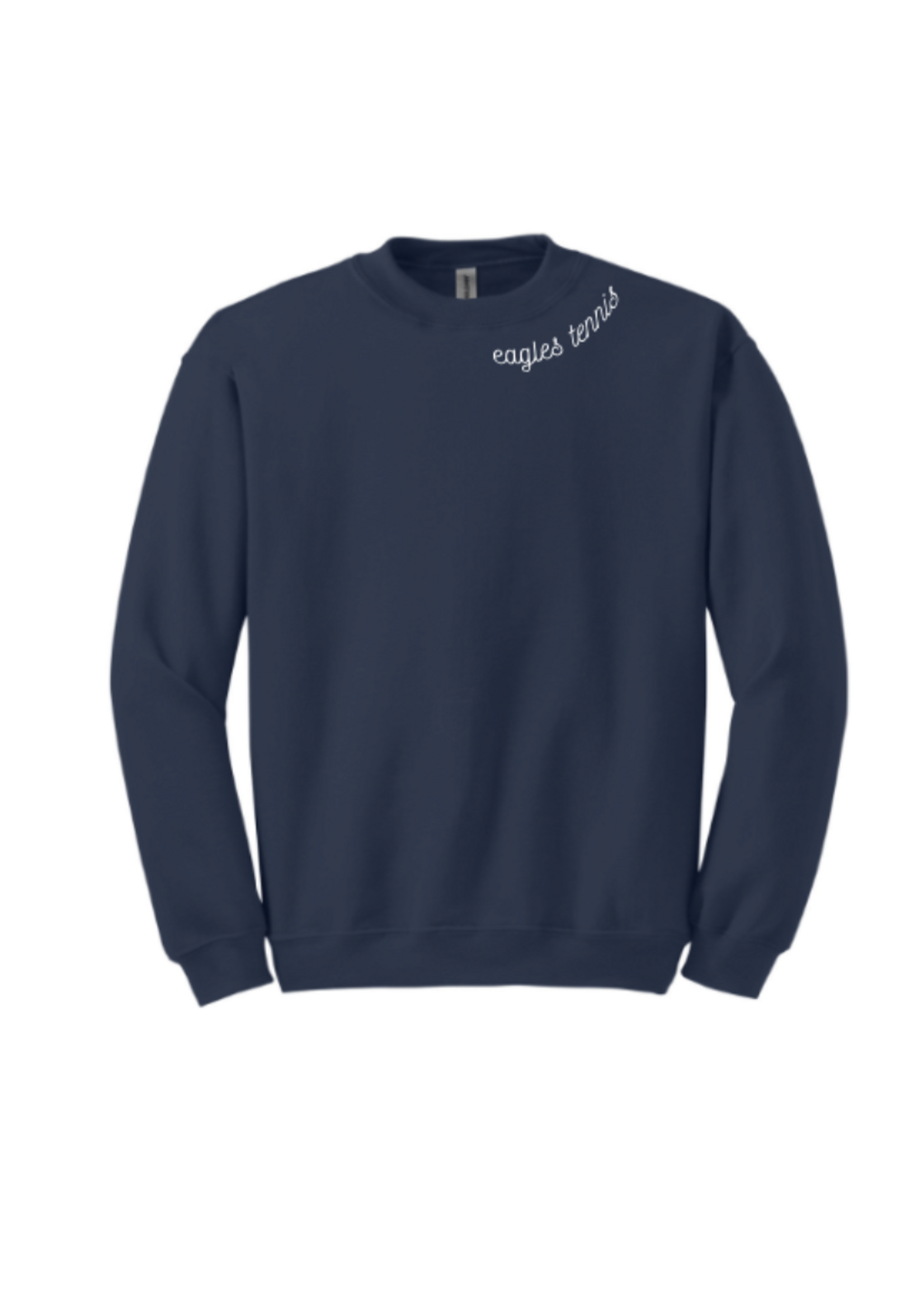 2026 Girls Tennis Navy Embroidered Sweatshirt (VARSITY)