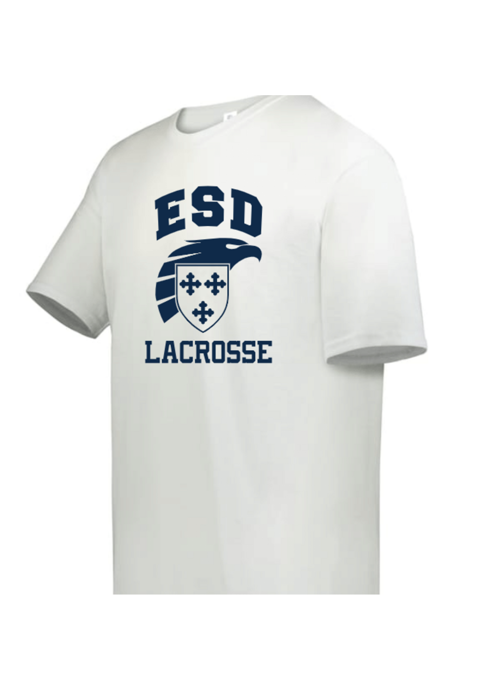 2026 Dri Fit SS White Lacrosse Tee
