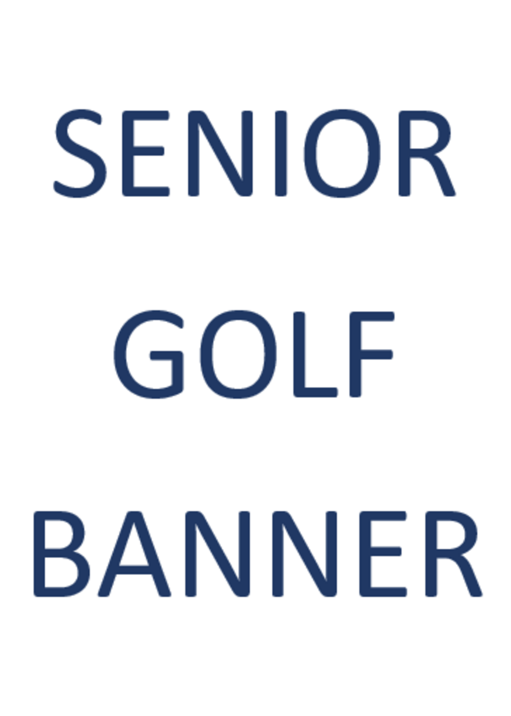 2026 Golf Senior Banner