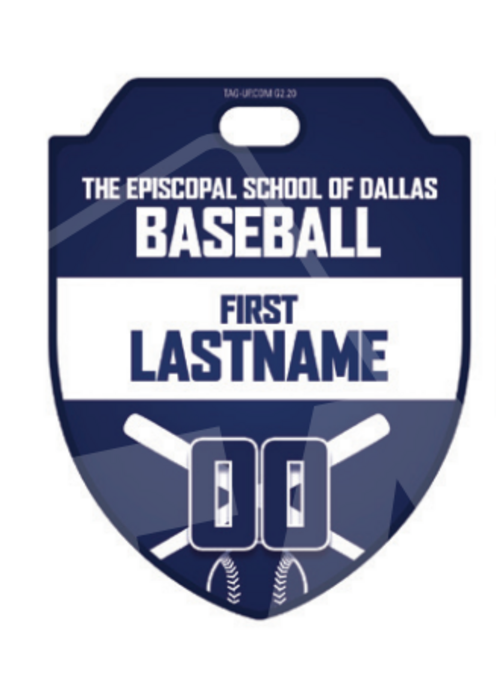2026 Baseball Custom Bag Tag - NEW ITEM!