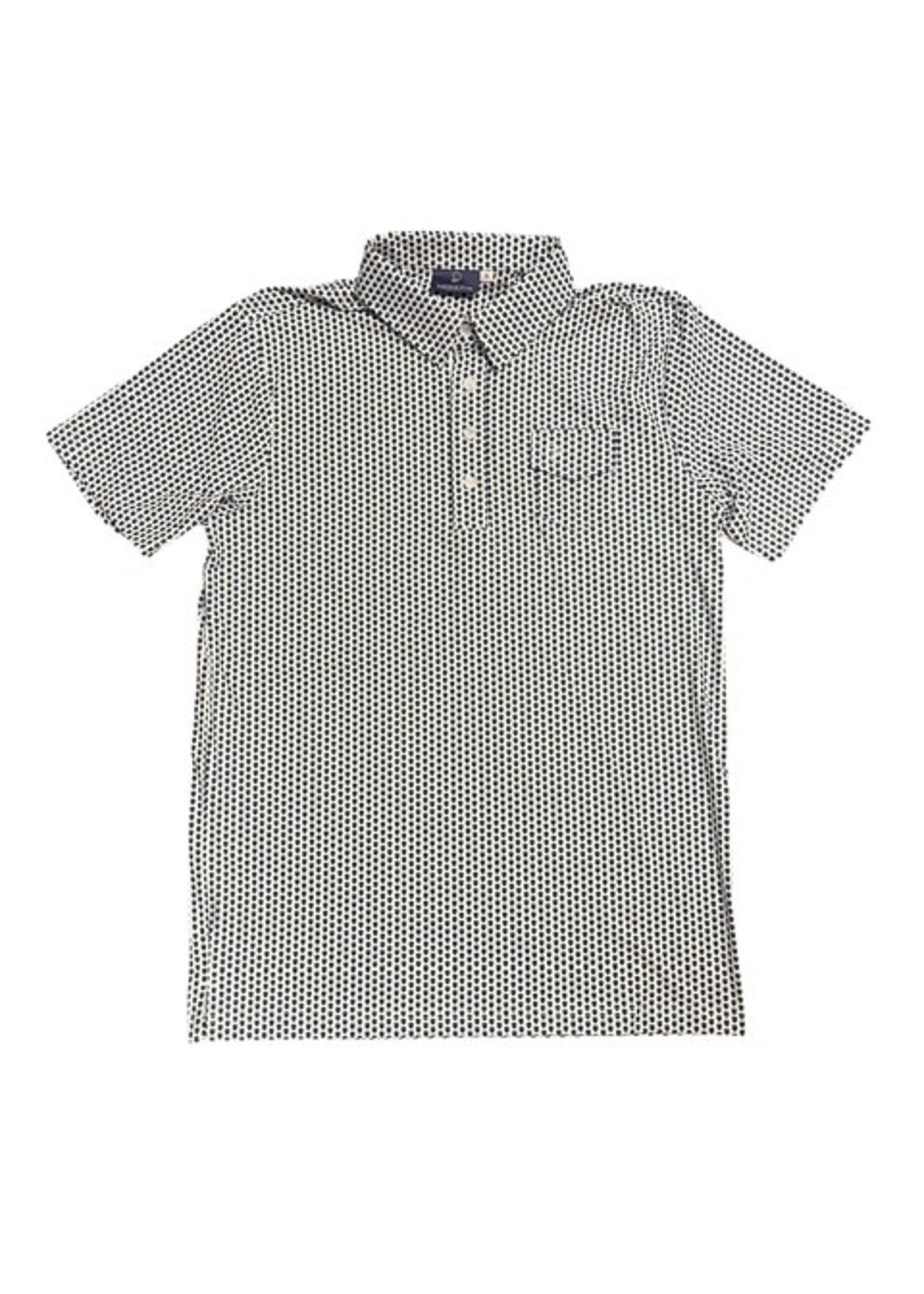 Parker & Hyde Men's Polo All Over Shield
