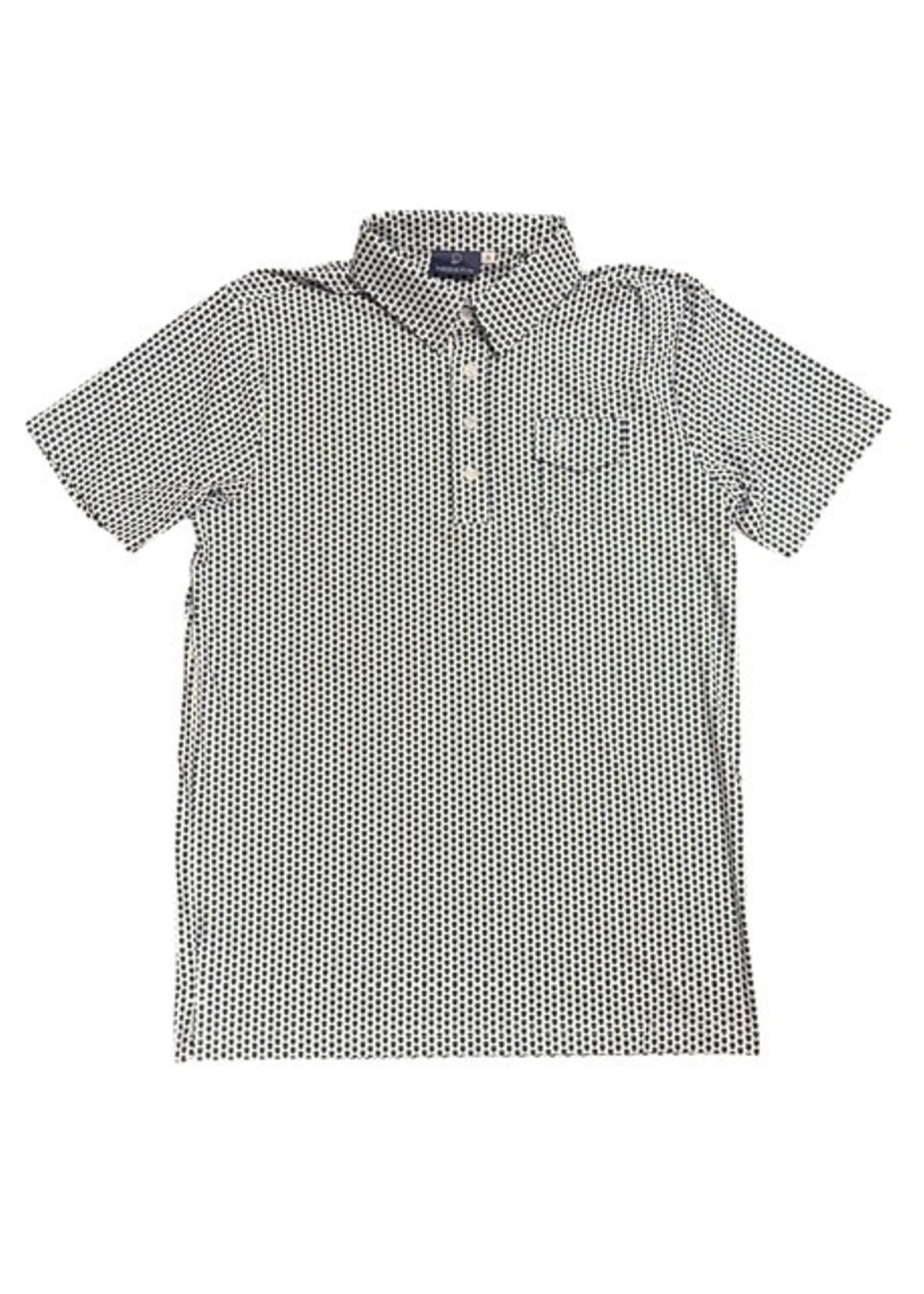 Parker & Hyde Men's Polo All Over Shield