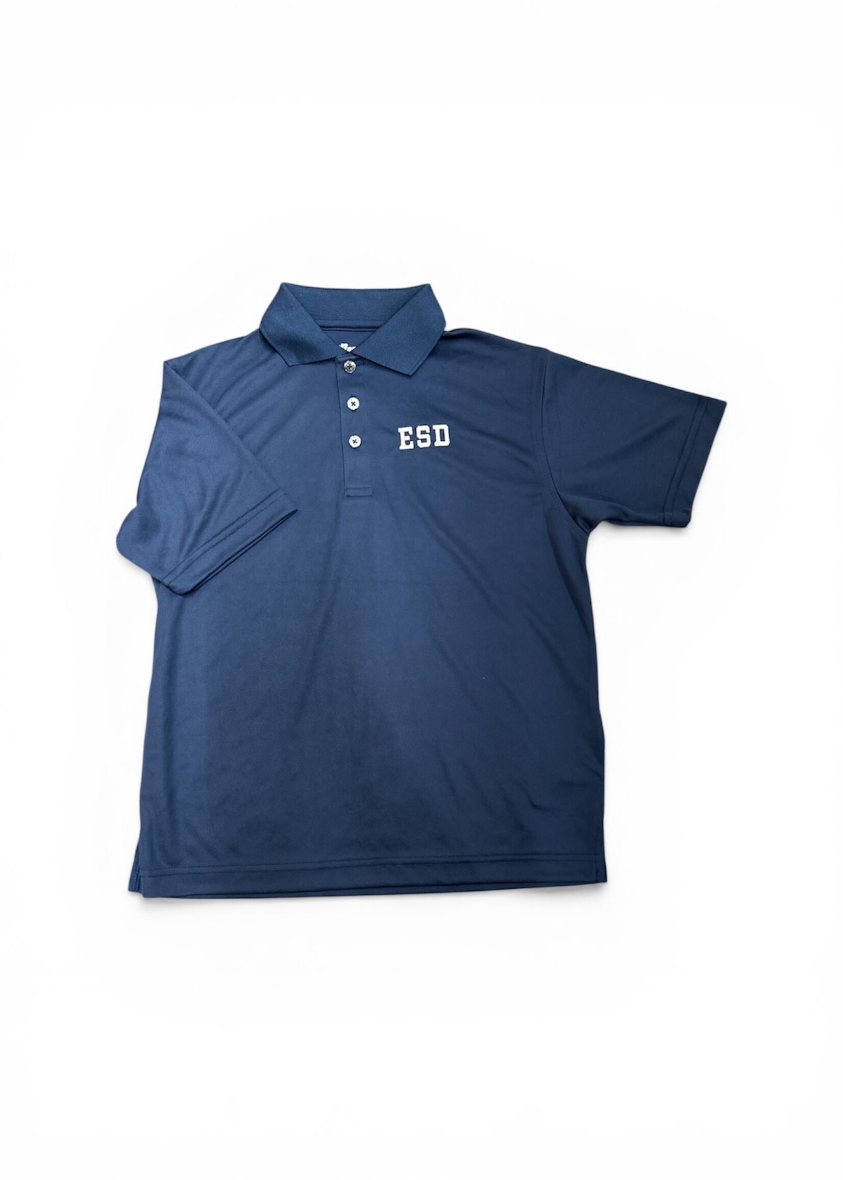 S&S Activewear ESD Uniform Navy Polo - Youth