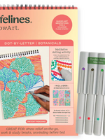 LIFELINES FLOW ART DOT BY LETTER BOTANICALS