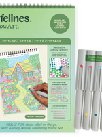 LIFELINES FLOW ART DOT BY LETTER COZY COTTAGE