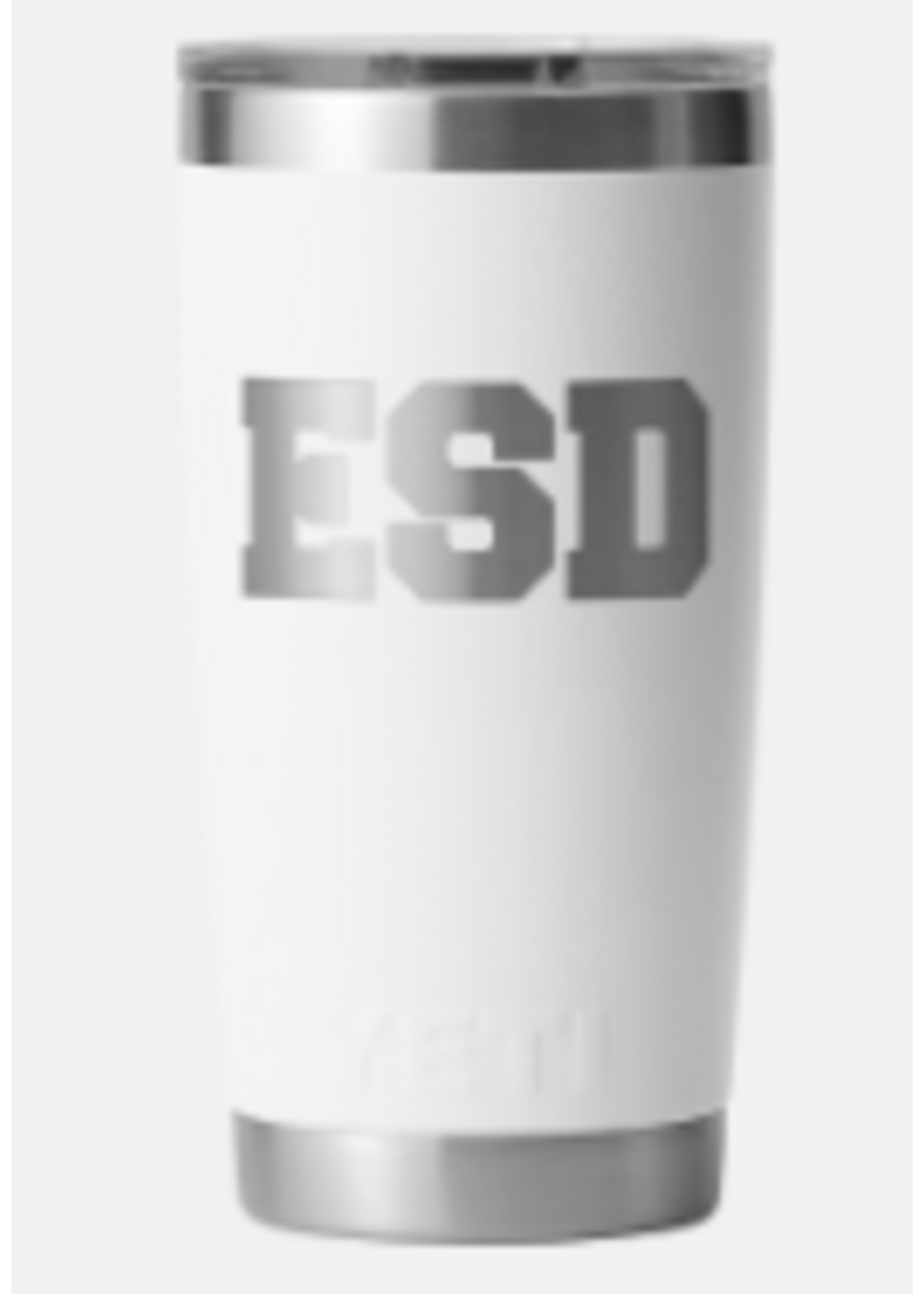YETI RAMBLER 20 OZ ESD WITH EAGLE WHITE