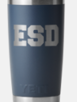 YETI RAMBLER 20 OZ ESD WITH EAGLE NAVY