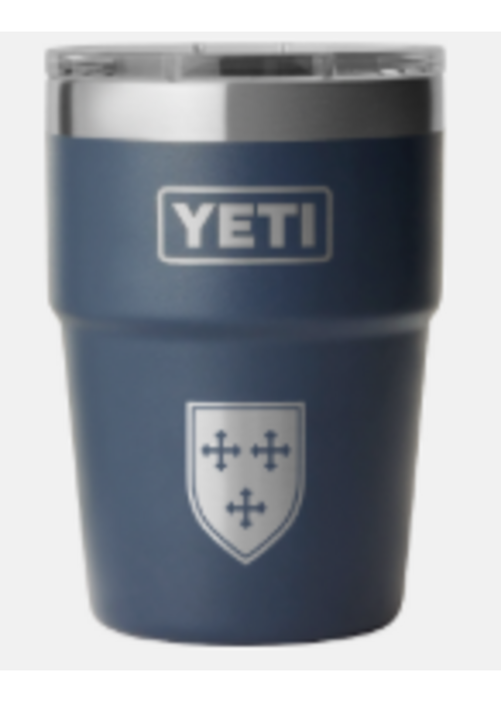 YETI RAMBLER 16 OZ STACKABLE SHIELD NAVY