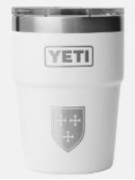 YETI RAMBLER 16 0Z STACKABLE SHIELD WHITE