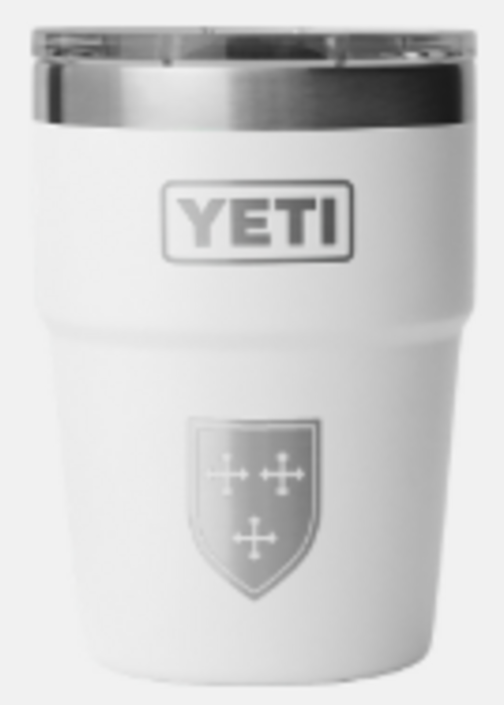 YETI Rambler 16oz Tumbler White with Shield