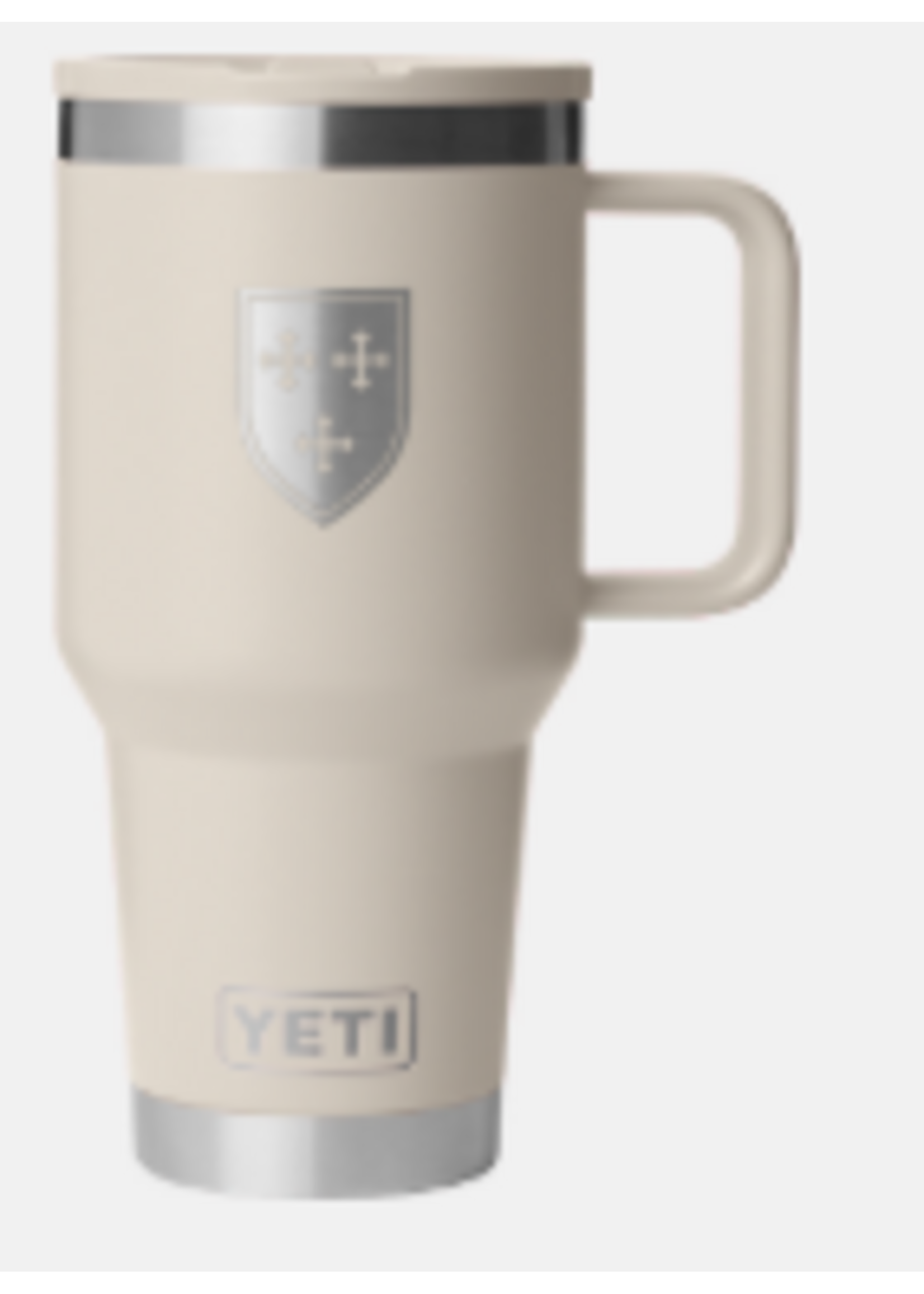 YETI RAMBLER 30 OZ TRAVEL MUG WITH STRAW TAUPE