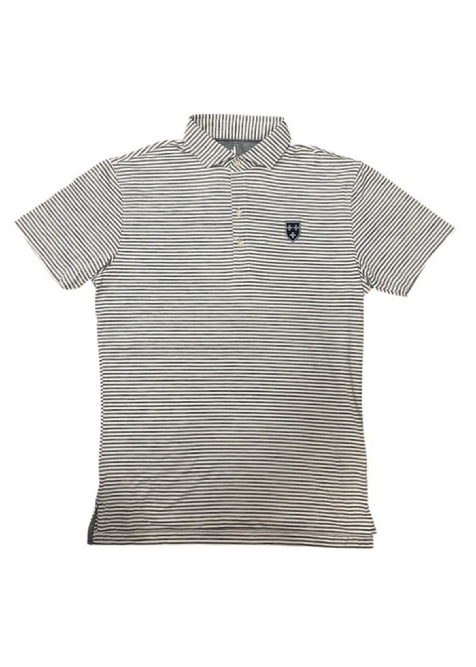 johnnie-O Seymour Polo Navy White Stripe