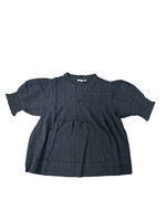THML Crinkle Detail Blouse Navy