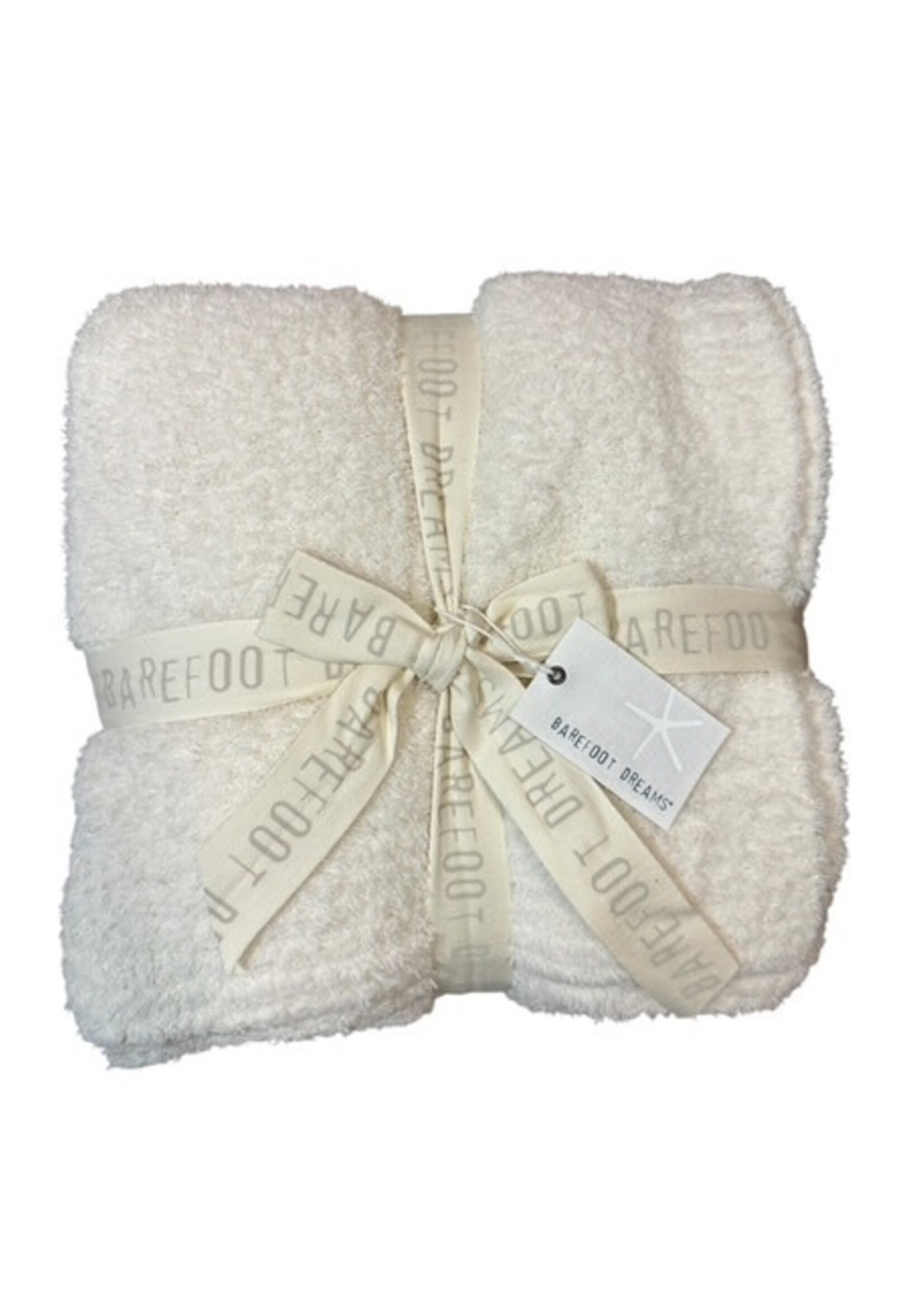 Barefoot Dreams Cozy Chic Throw 54x72 Cream PLAIN
