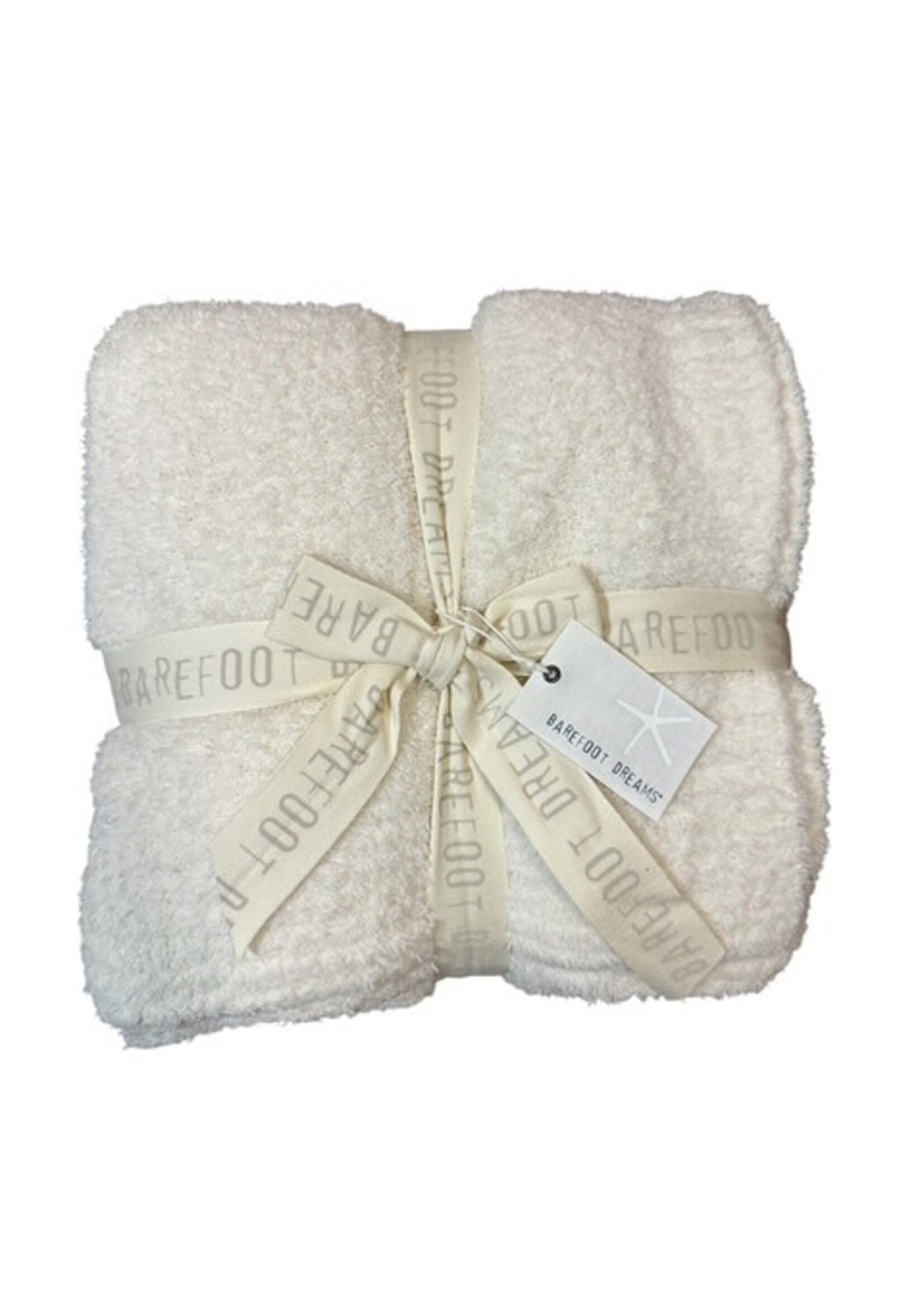 Barefoot Dreams Cozy Chic Throw 54x72 Cream PLAIN