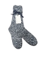 Barefoot Dreams Cozy Chic Heathered Navy Sock YOUTH