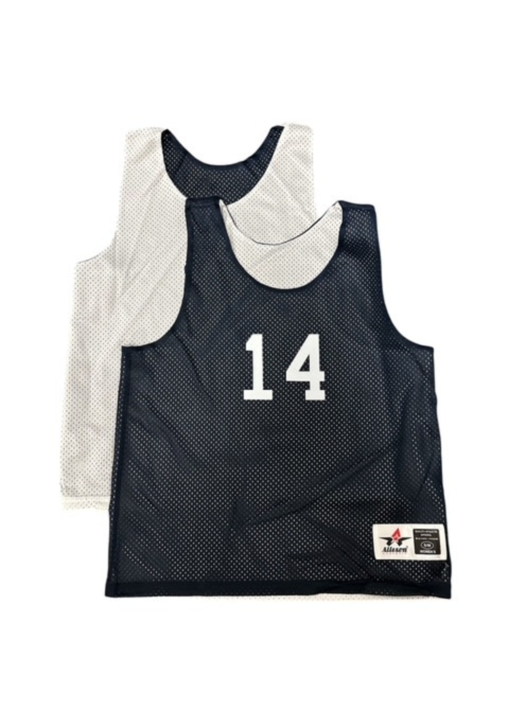 Alleson Reversible Pinnie NVY WHT #