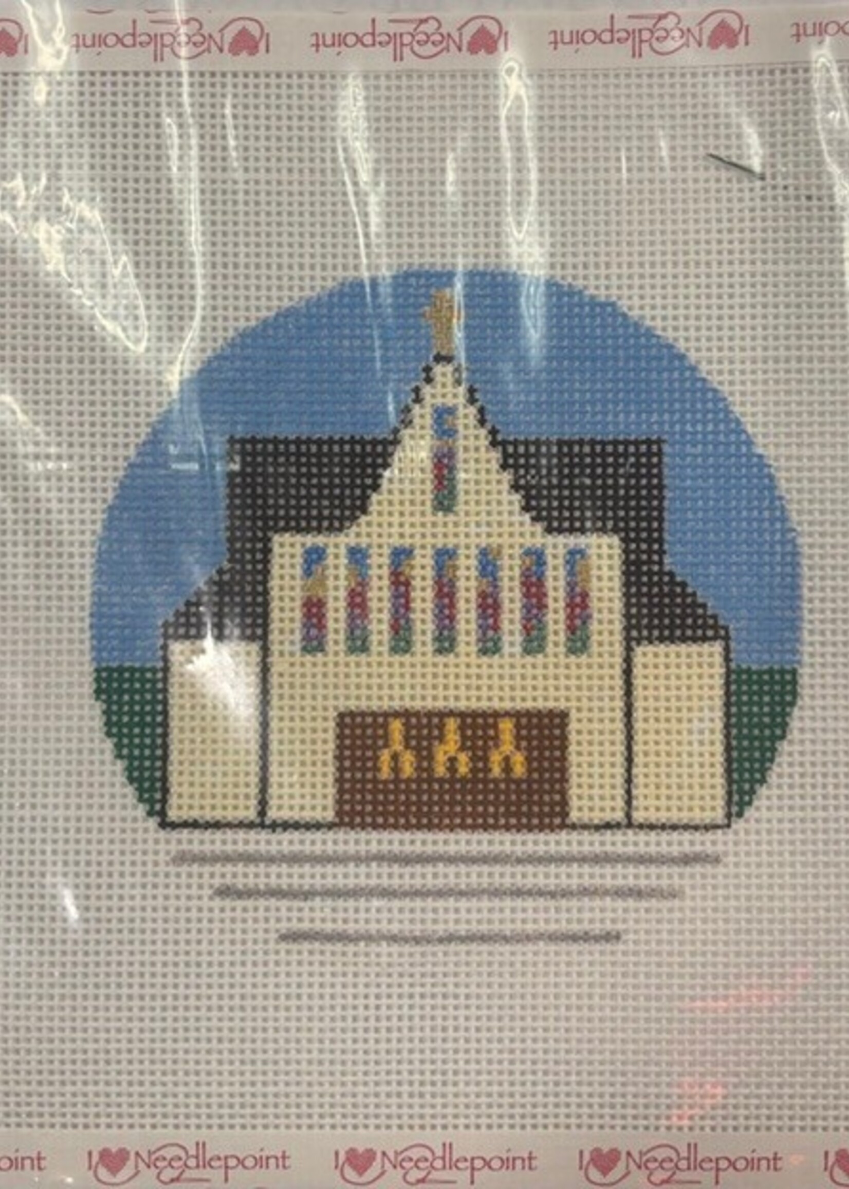 2026 Chapel Needlepoint - Special Order Canvas - 4 inch