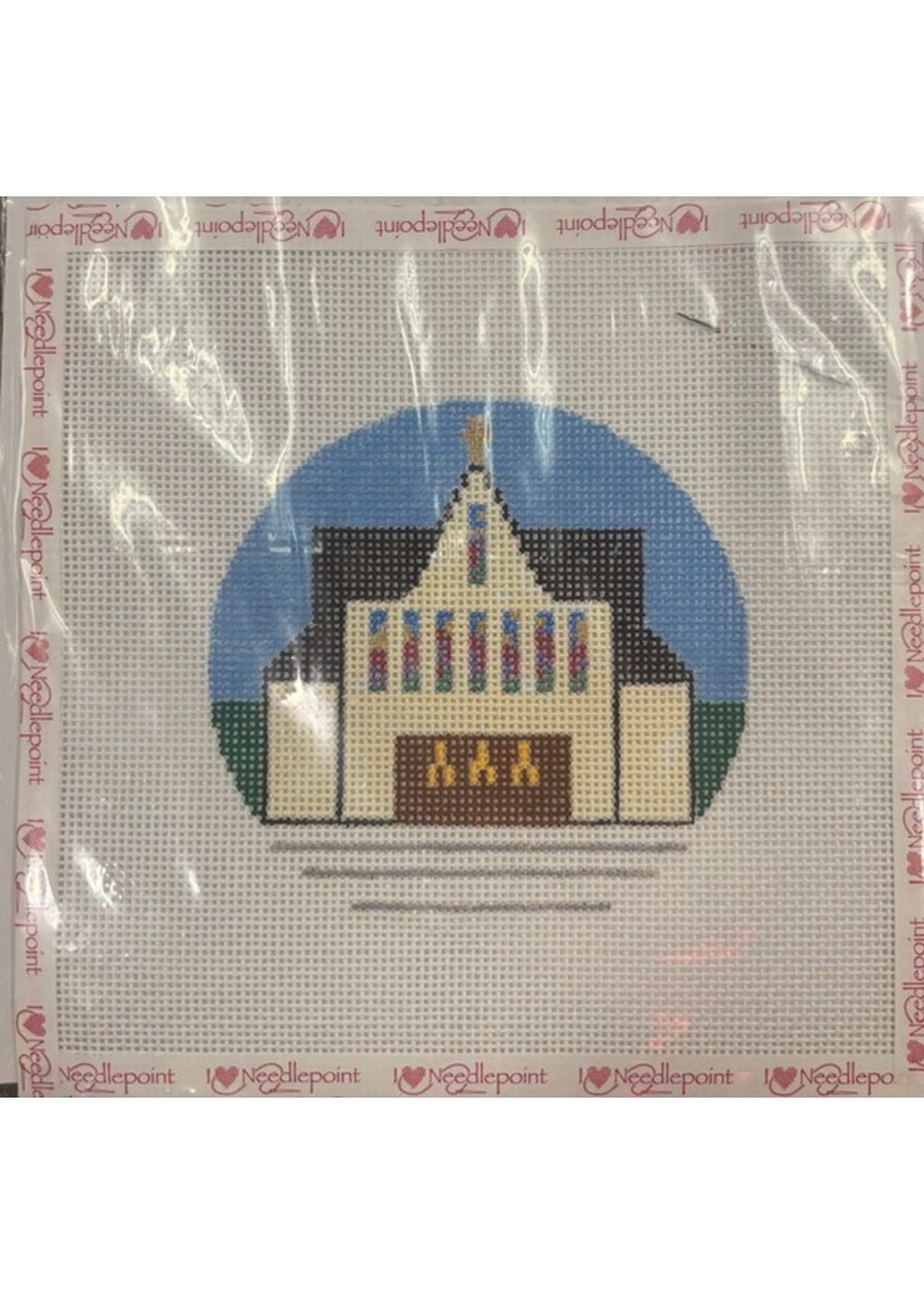 2026 Chapel Needlepoint - Special Order Canvas - 4 inch