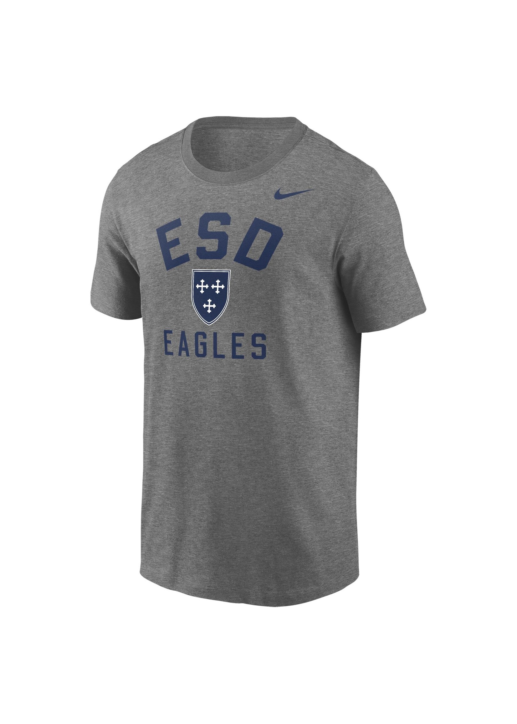 NIKE Dri Fit Cott GRY w ESD ovr Shield  EAGLES in NV