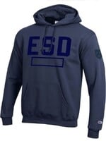 Champion Champion PB Fleece Hoodie Navy with Tonal ESD and Shield