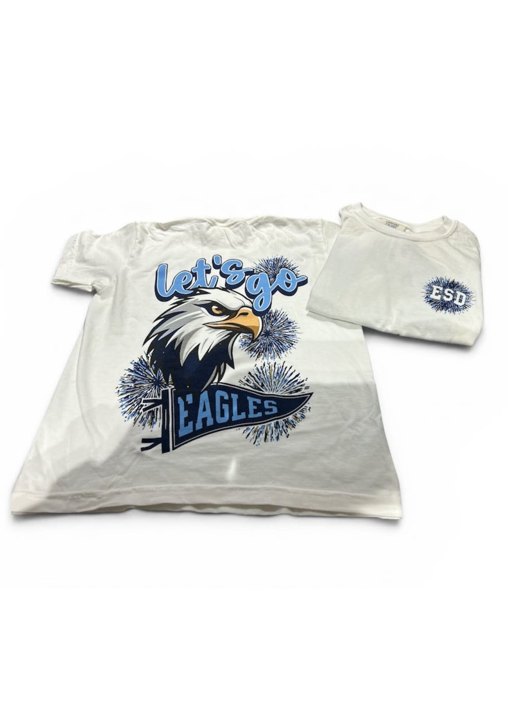 EN T-Shirt Pennant Let's Go Eagles