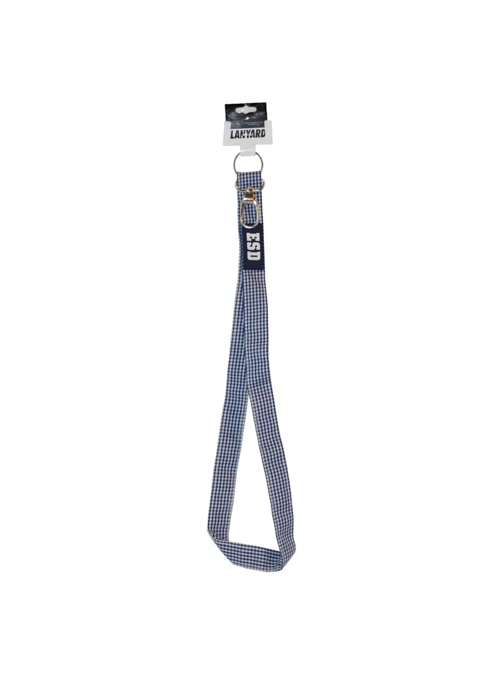 Spirit Products Newport Gingham Lanyard #KT526