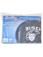 Storm Duds Rain Poncho Navy with Eagle Shield #140