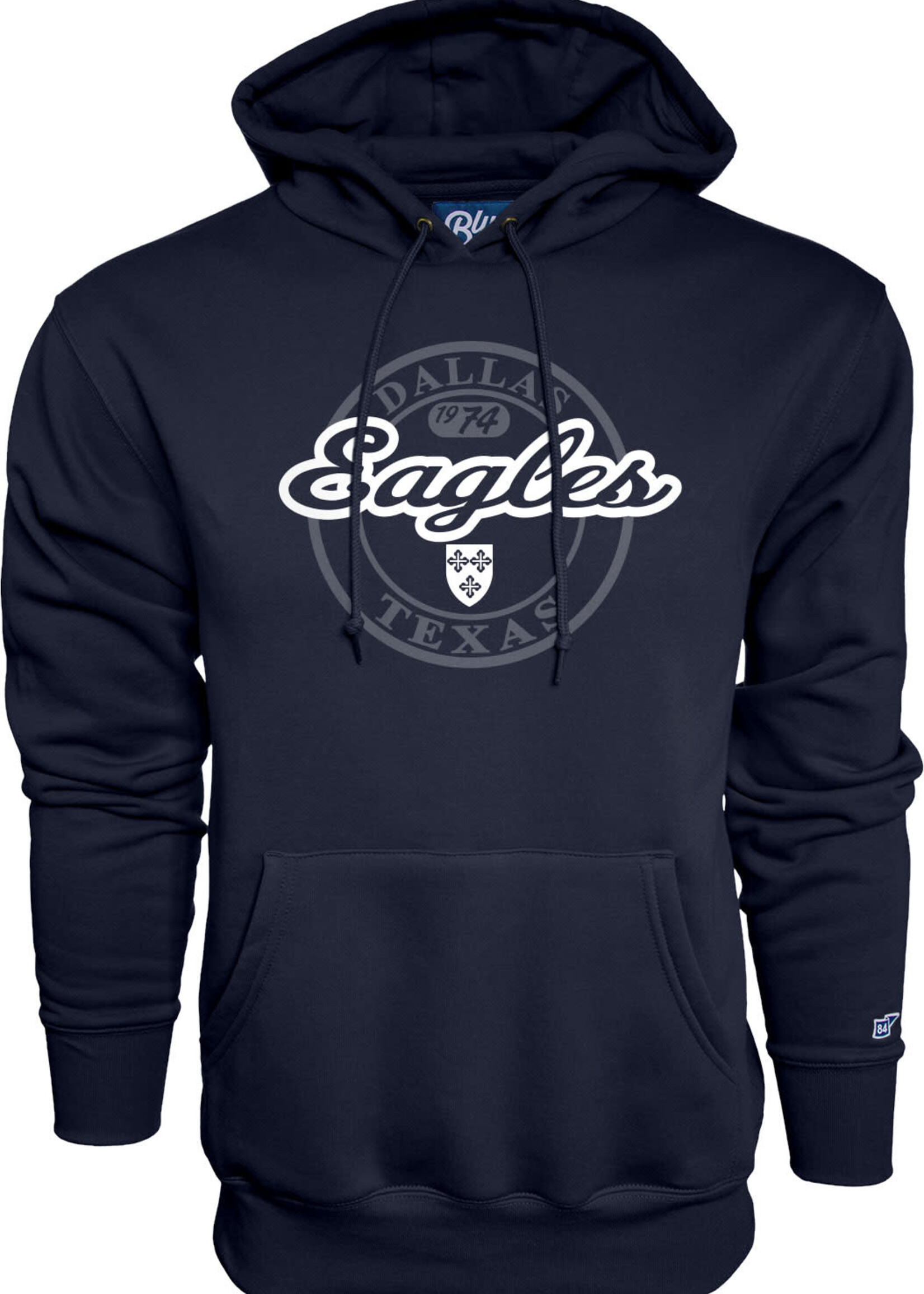Blue 84 Hamden Hoodie Navy with Eagles Applique