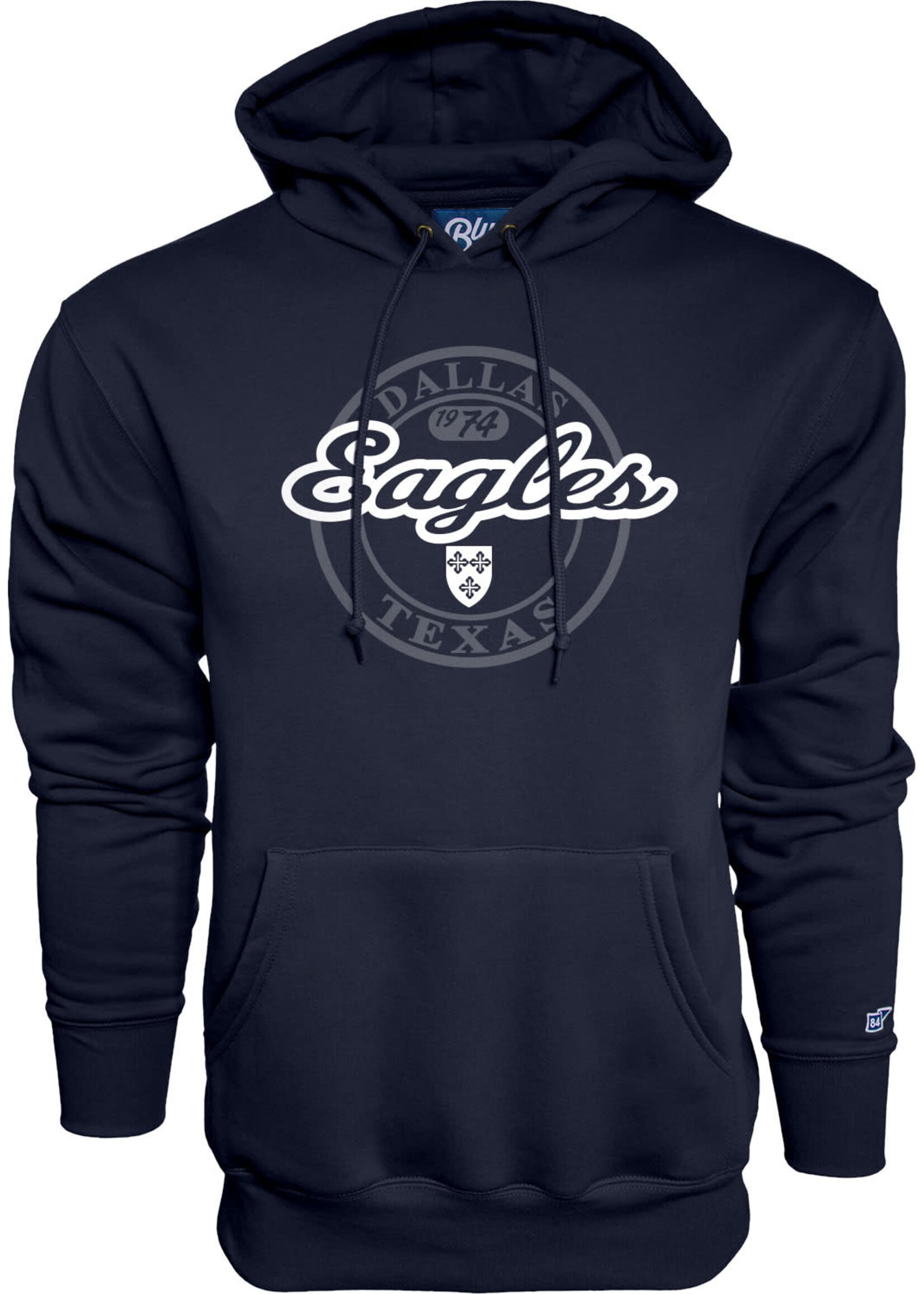 Blue 84 Hamden Hoodie Navy with Eagles Applique