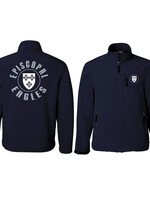 MV Sport Softshell Jacket Navy with Back Graphic