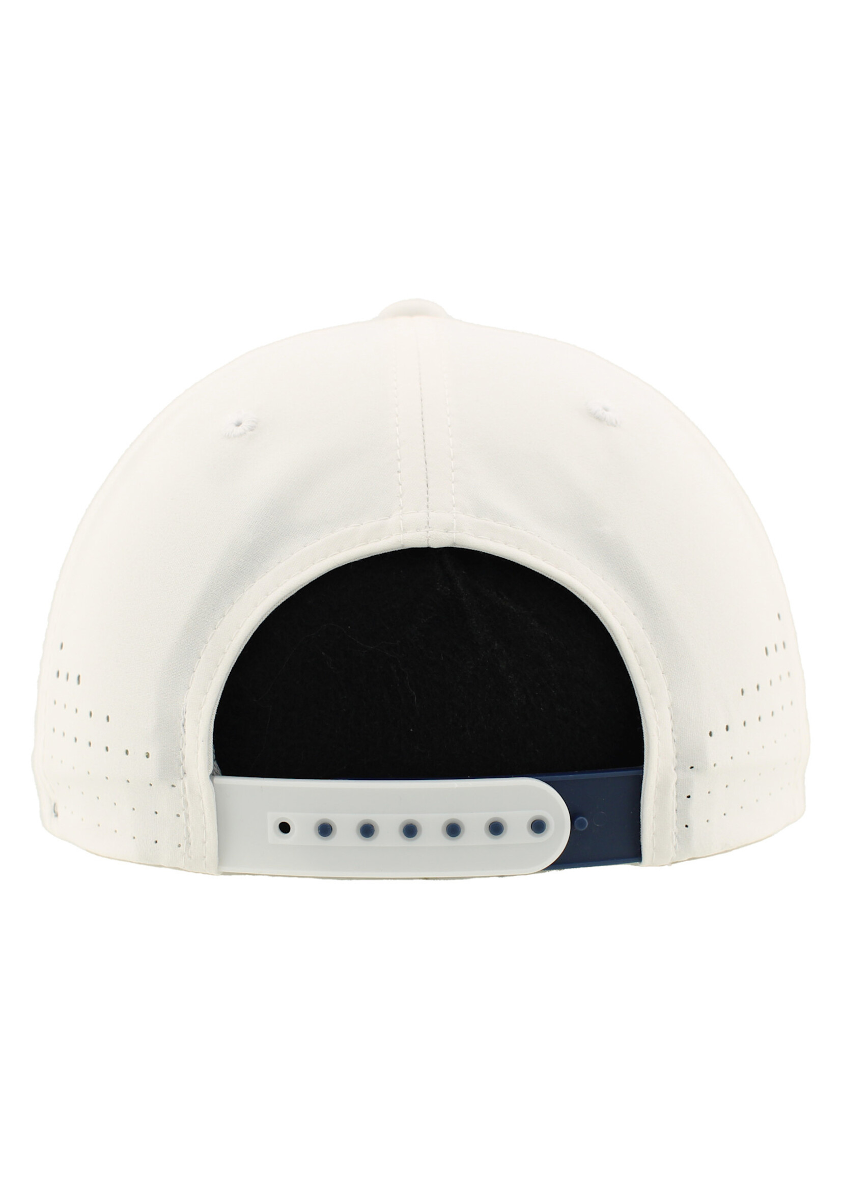 Zephyr White 5 Panel Cap with Rope