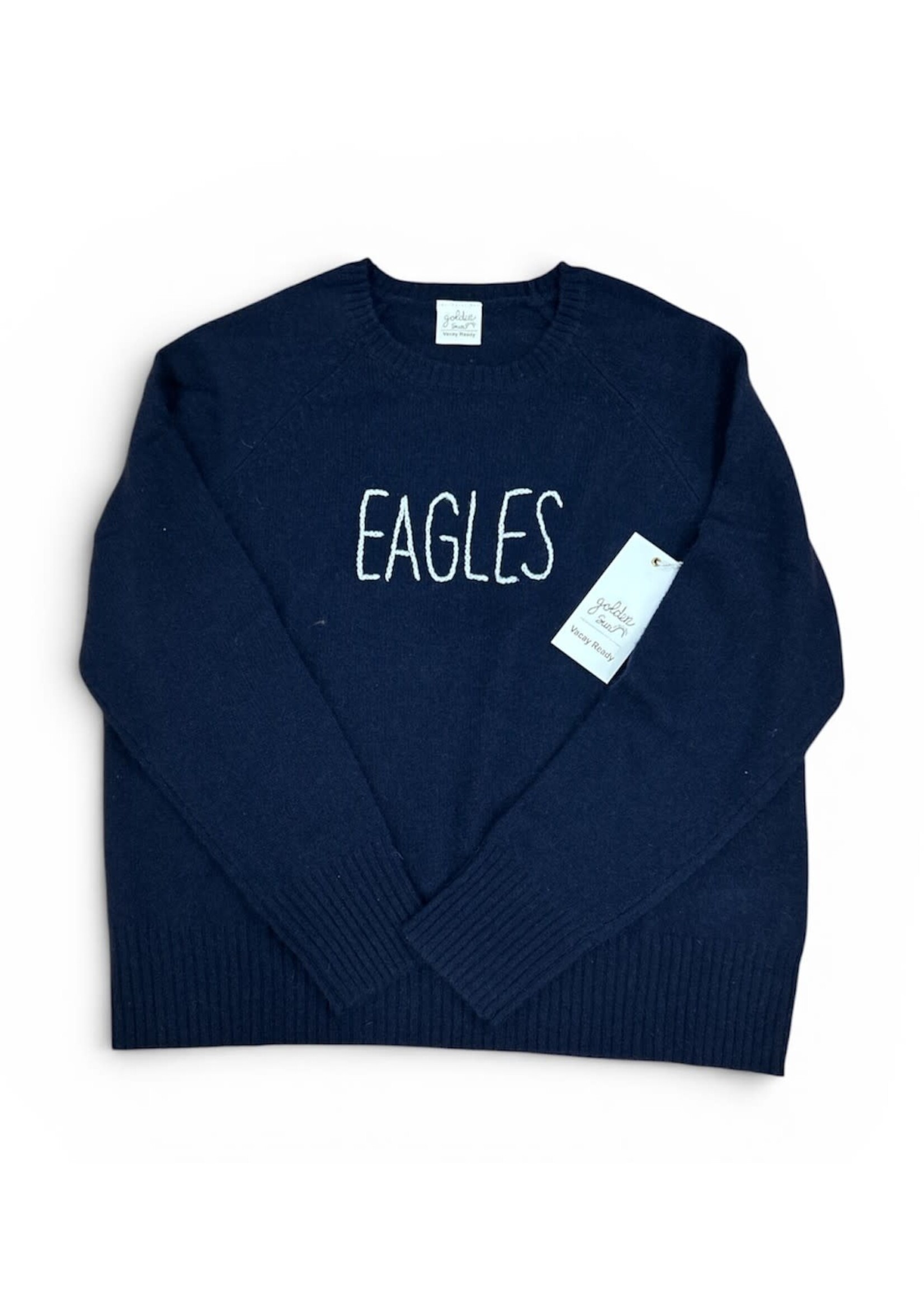 Golden Sun Cashmere Eagles Sweater S/M