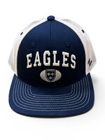 Zephyr Zephyr Trucker Cap Navy White with Arched EAGLES over Shield