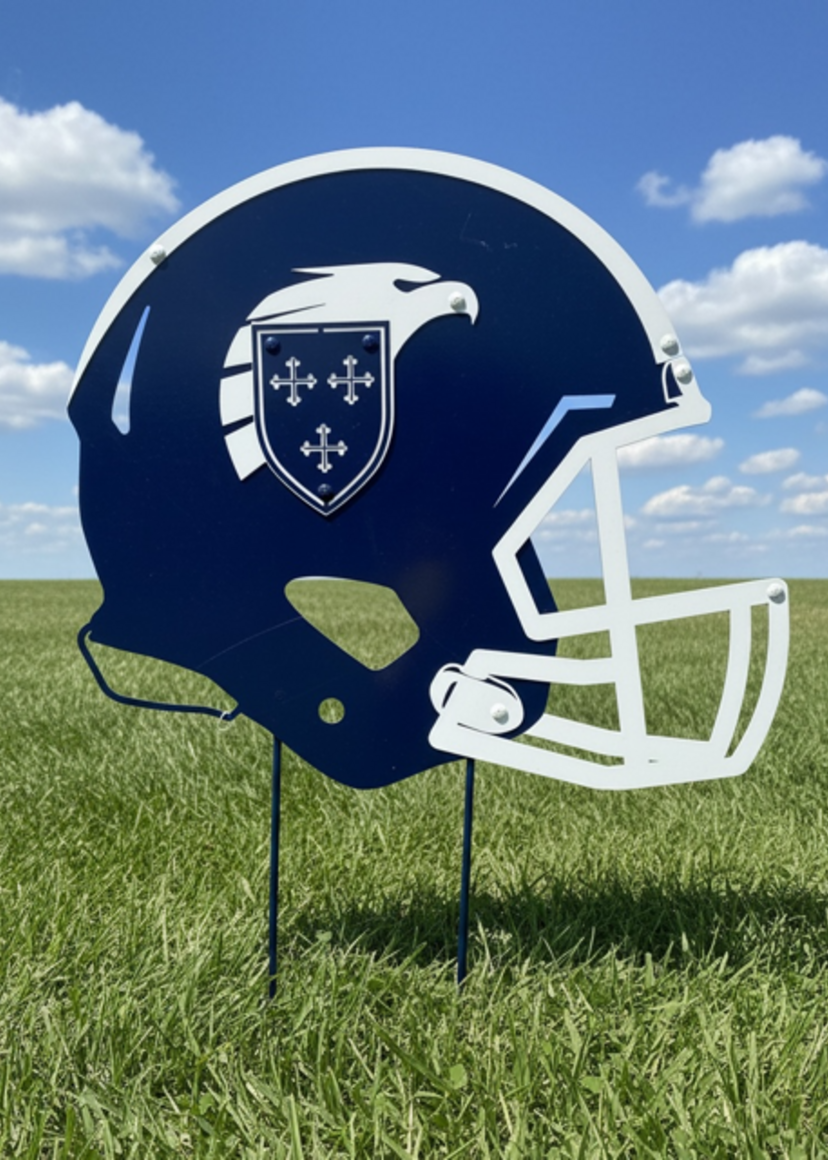 Gameday Ironworks Gameday Ironworks Football Helmet Yard Sign