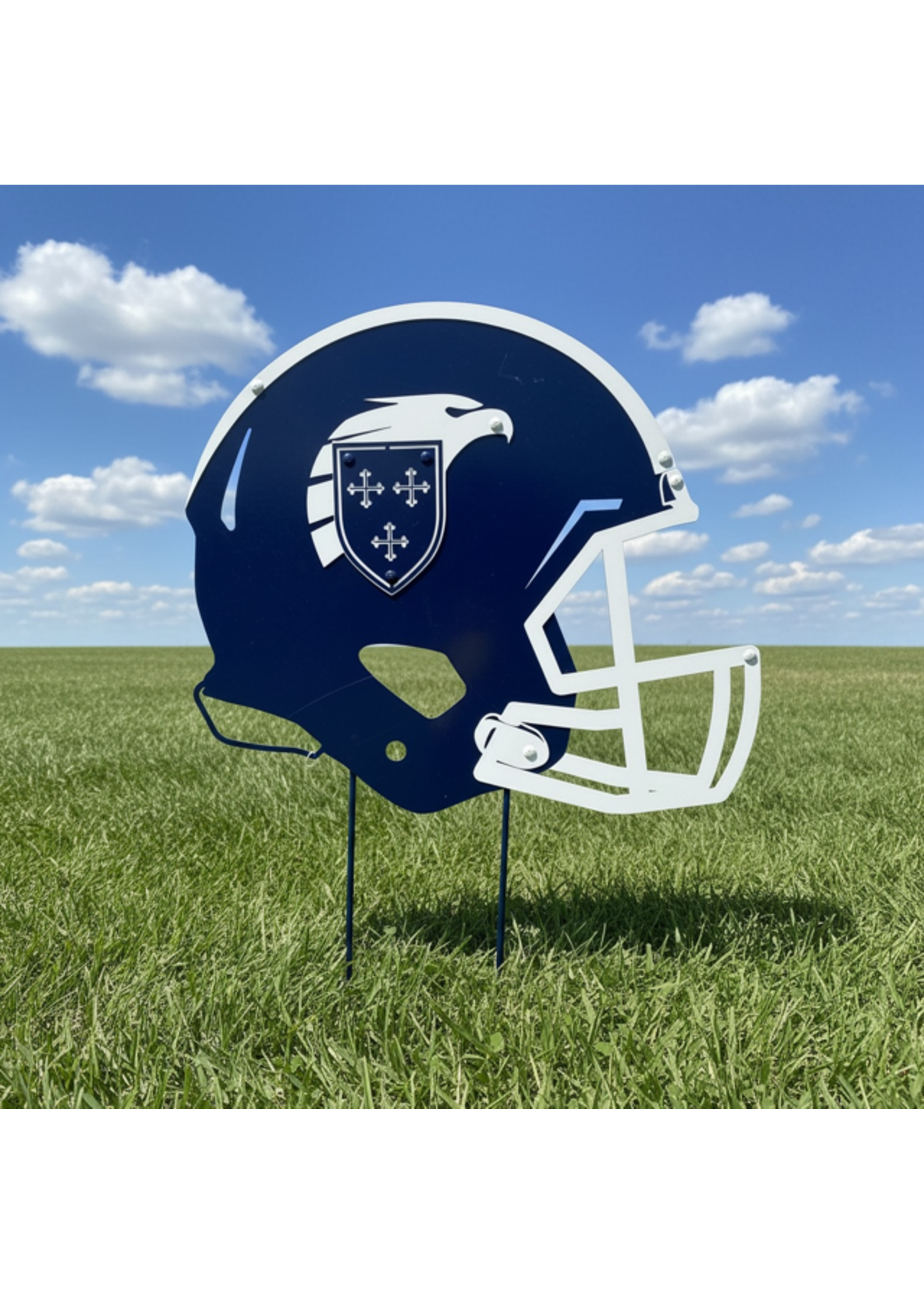 Gameday Ironworks Gameday Ironworks Football Helmet Yard Sign